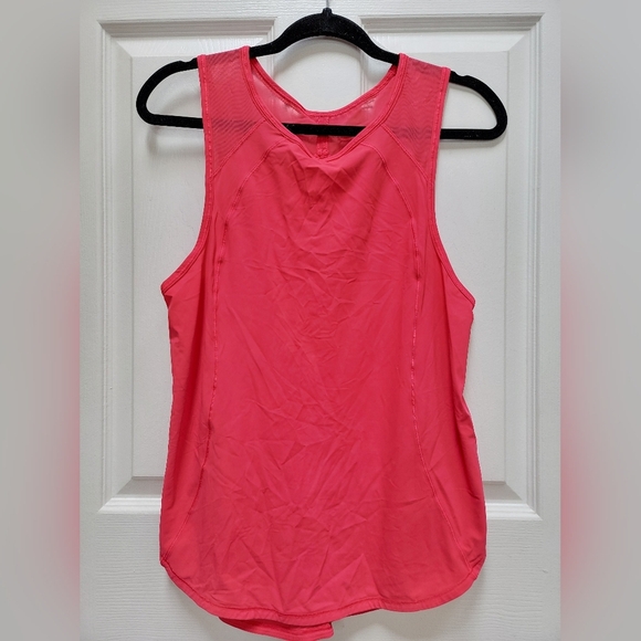 Lululemon Sculpt Tank Top Guava Pink No Size Tag But 17 in Pit to Pit Activewear - Picture 1 of 3
